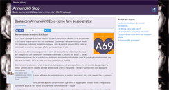 Desktop Screenshot of annunci69stop.com